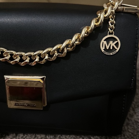 LITA brand new with tag mk!!! black with gold. Crossbody strap - Picture 5 of 6